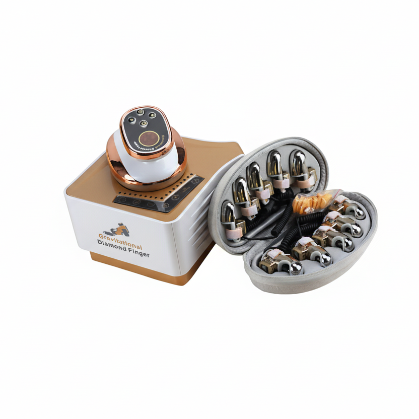 Gold-Finger Microcurrent RF Beauty Device - Professional EMS Face & Body Lifting System