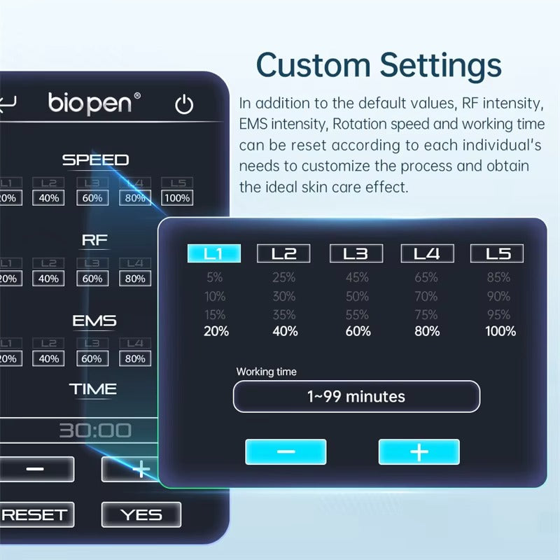 Bio Pen T6 Professional RF LED EMS Skin Lifting Device | Advanced Multi-Technology Skin Treatment