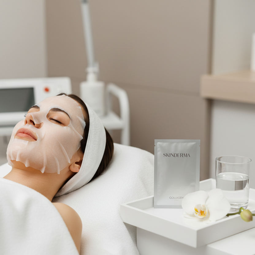 Maschera al collagene