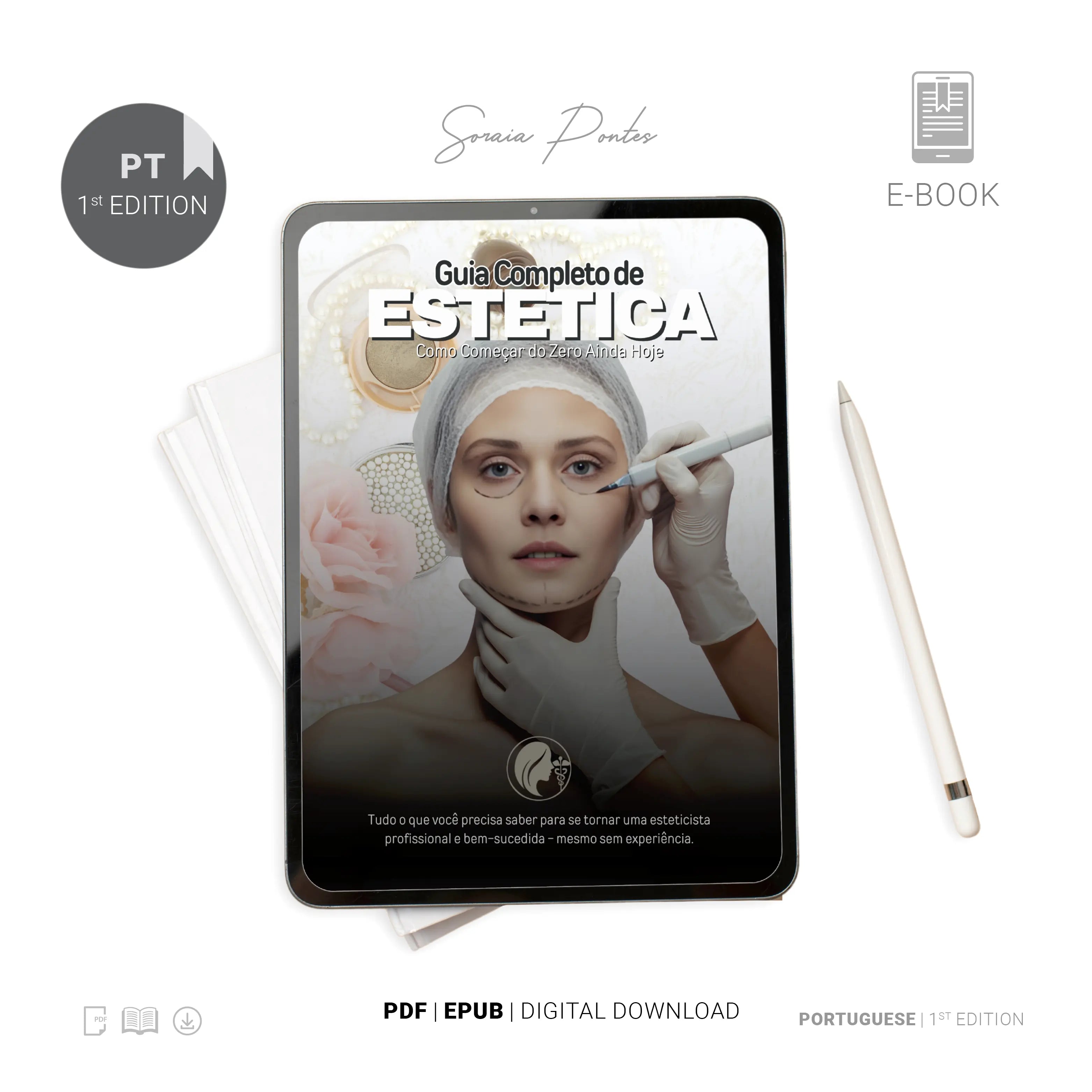 E-Book | Guia Completo Como Começar na Estetica do Zero | Lingua portoghese | 1a edizione